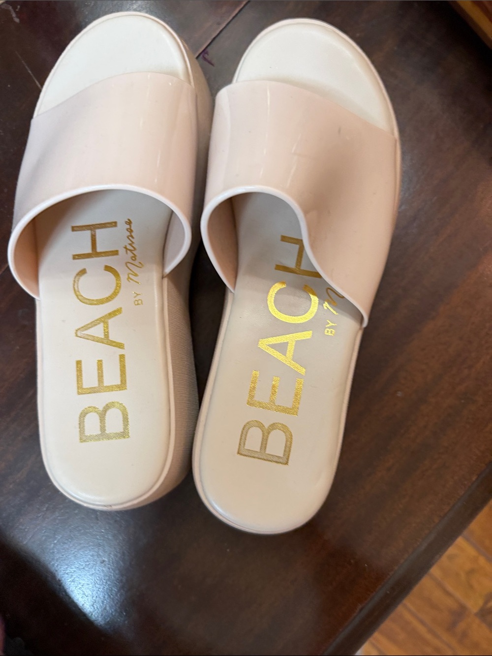 BEACH by Matisse Pale Pink Slide Mules